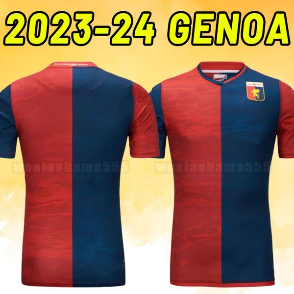 

23 24 genoa soccer jerseys puscas coda 2023 2024 ekuban yalcin retegui badelj ilsanker cfc football shirts strootman sabelli pajac hefti men, Black;yellow