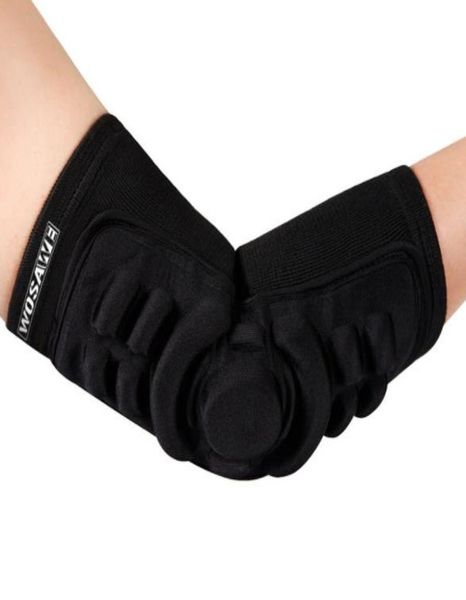 

professional breathable sports elbow pads exercise ski elbow support basketball volleyball arm sleeve protection sleeve elbow pads4342962, Black;gray