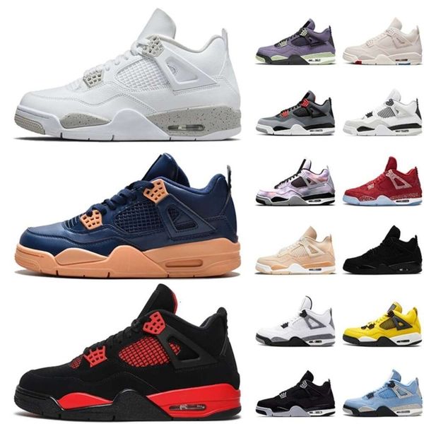 

basketball shoes bred 4s jumpman 4 obsidian unc university blue twist what the mens black cat sail guava ice women sneakers s