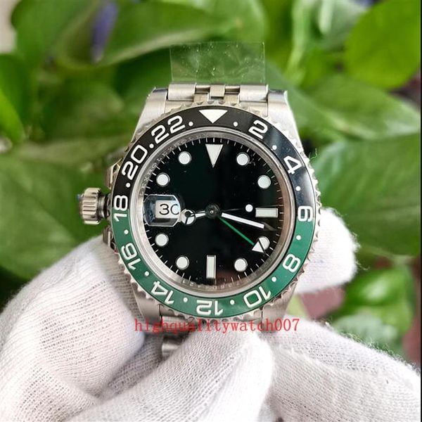 

new super version watches left-handed wristwatches eta 2813 movement 126720 black dial 40mm ceramic bezel mechanical automatic men313b, Slivery;brown