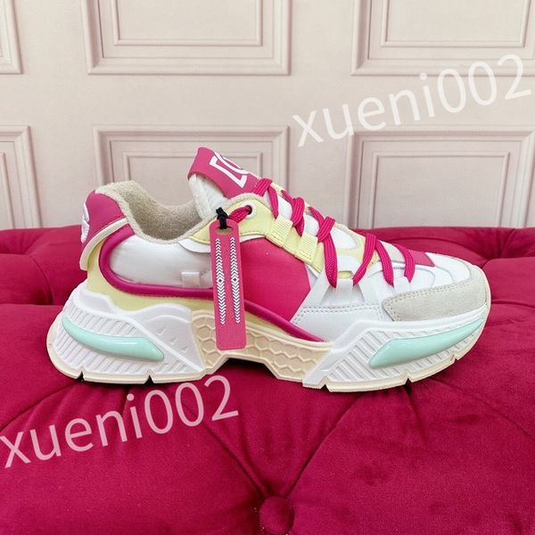 

luxury designer shoes laceup women sneaker travel leather fashion lady flat running trainers letters woman shoe platform men shoe fd221008, Black