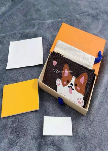 

20 21 premium key cases leather classic female male holder card wallet with case1934995, Silver