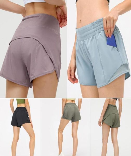 

2021 womens outfit style 33fashion all match summer dresses elastic waist yoga shorts pants leggings pocket quick dry gym sport8819607, White;red