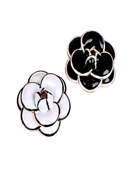 

enamel camellia flower brooches for women lady wedding bridal bouquet brooch dresses pins fashion jewelry party gifts5051199, Gray