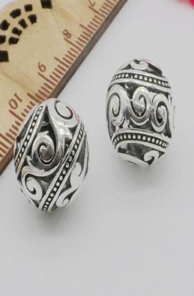 

ship 50pcs tibetan silver figure spacers beads for jewelry making 14mm5104373, Black