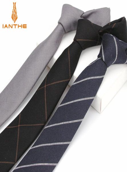 

mens fashion diamond check artificial fabric of business suit striped skinny ties men small ties designer cravat solid neck tie7322572, Blue;purple