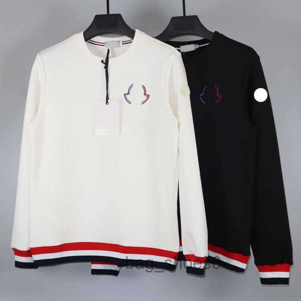 

mens designer hoodies women embroidered badge hoodie sweatshirts loose long sleeve hooded jumper men's clothing, Black