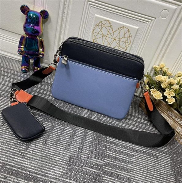 

men design messenger bag reverse canvas mens crossbody 3 piece sets removable front zipped pocket5735932