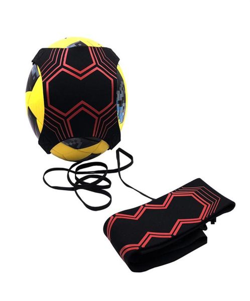 

2019 new football kick solo belt trainer kinetic elastic cord stretches soccer sports training aid practice belts equipment248o9667320