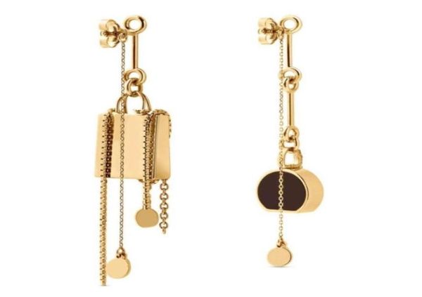

earrings fashion necklace bracelet stainless earring for man woman with box16557932895930, Silver