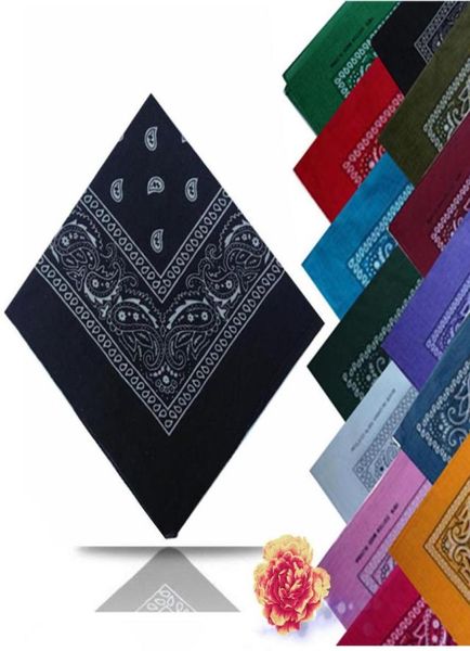 

dhl whole new paisley design bandana 100 cotton biker cow boy girl neck scarf wrist wrap 56 x 56 cm9570623, Blue;gray