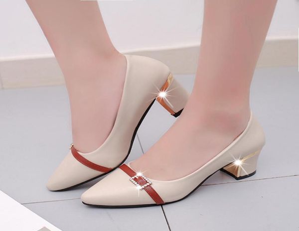 

summer office shoes women pumps high heels party simple pointed shallow y04063126790, Black