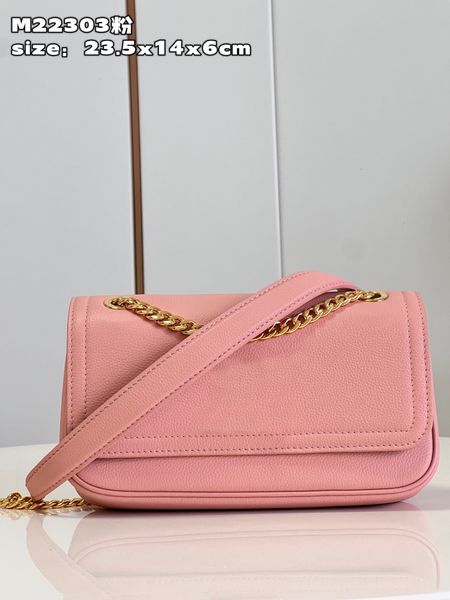 

2023 new women's crossbody bag high-end custom quality single shoulder bag cowhide chain bag capacity can accommodate wallet daily nece