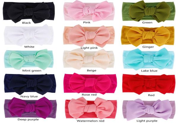 

hair accessories for kids ribbon bows fashion boutique hair band soft and comfortable fabric headband8872494, Slivery;white
