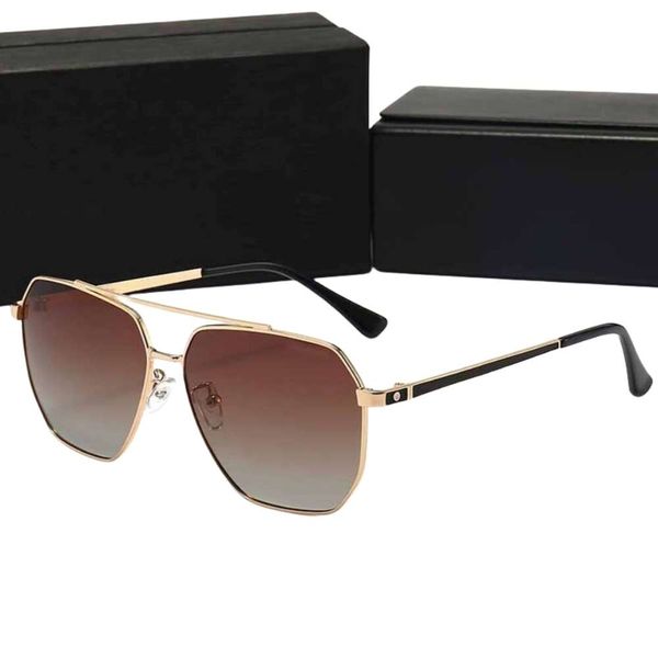 

sunglasses designer fashion luxury classic new wantong men's and women's polarized sunglasses trend leisure travelwith box and let, White;black