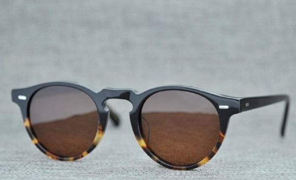 

luxurygregory peck brand men women sun oliver vintage polarized peopl ov5186 retro ov 5186 with package4309278, White;black