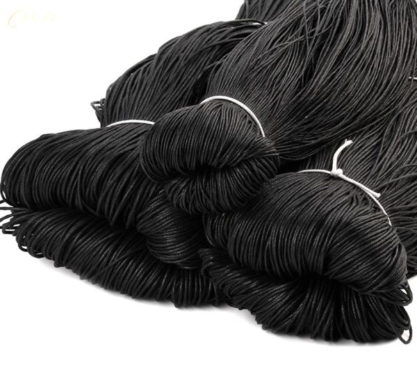 

new 15mm 20mm waxed cotton cords for wax jewelry making diy sewing leather necklace bead string bracelet stock6404163, White;red