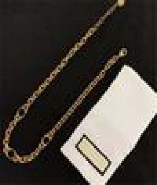 

vintage letter chain necklace brand alphabet earrings women europe america bracelet high version rhinestone earrings chain choker 3021669, Black