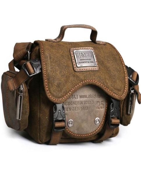 

retro camera bag men shoulder bags leisure wear resistant canvas cross messenger bag casual crossbody bags83300602518376