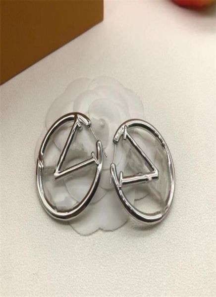 

fashion gold hoop earrings for lady women party wedding lovers gift engagement jewelry for bride silver2639961, Golden;silver