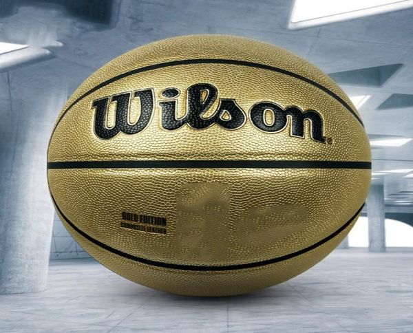 

spalding wilson allstar gold basketball ball authentic indoor outdoor general wearresistant competition training 7th3253249