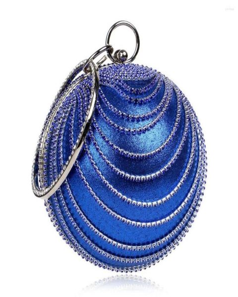 

evening bags crystal bag simple bridal wedding purse shining crossbody women party shoulder diamonds circle round7167121