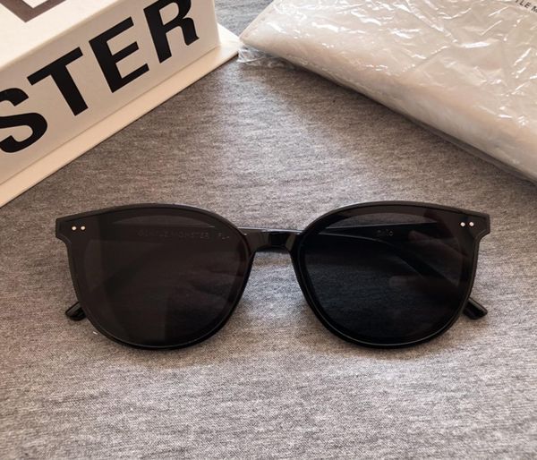 

2020 korean star popular sunglasses fashion women round frame sun glasses men gentle monster sunglasses luxury package solo q01219194023, White;black