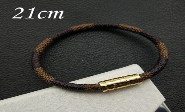 

charm stripe pulseiras leather designer bracelets men gold magnet 304 stainless steel bangles bracelets jewelry for women5125792, Golden;silver