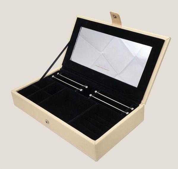 

pu leather jewelry packaging boxes for european charms beads pendants bracelets and necklaces diy jewelry retail box6602770, Black;white