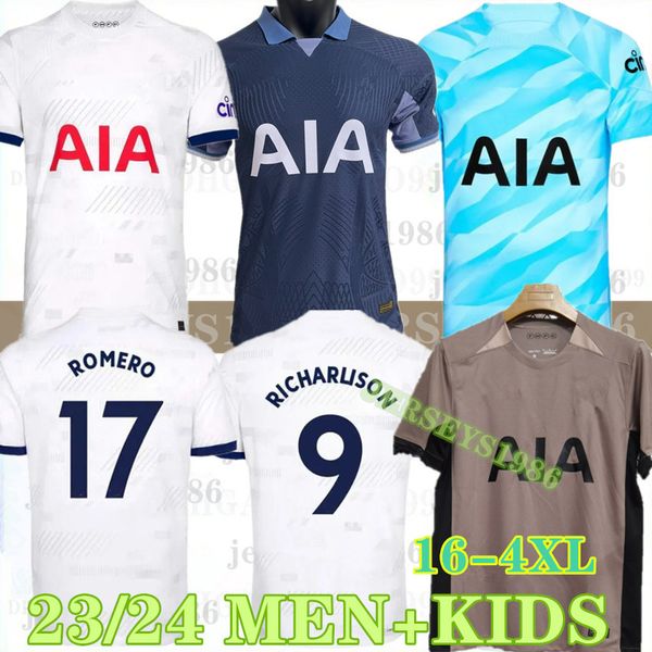 

23 24 son soccer jerseys maddison 2023 tottenham jersey football shirt bergwijn perisic lenglet reguilon kulusevski bentancur richarlison ka, Black;yellow