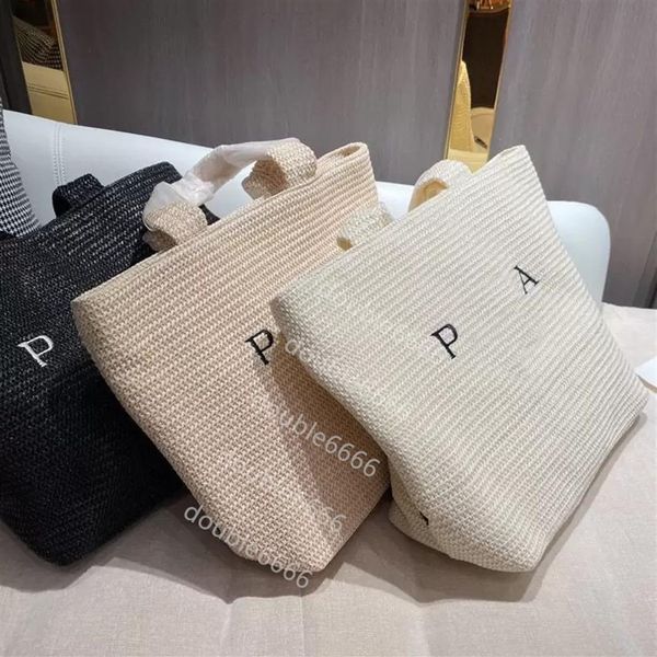 

leisure shopping the tote bag for women fashion manual weave straw fabrics large capacity vacation beach bags light wild whole241t