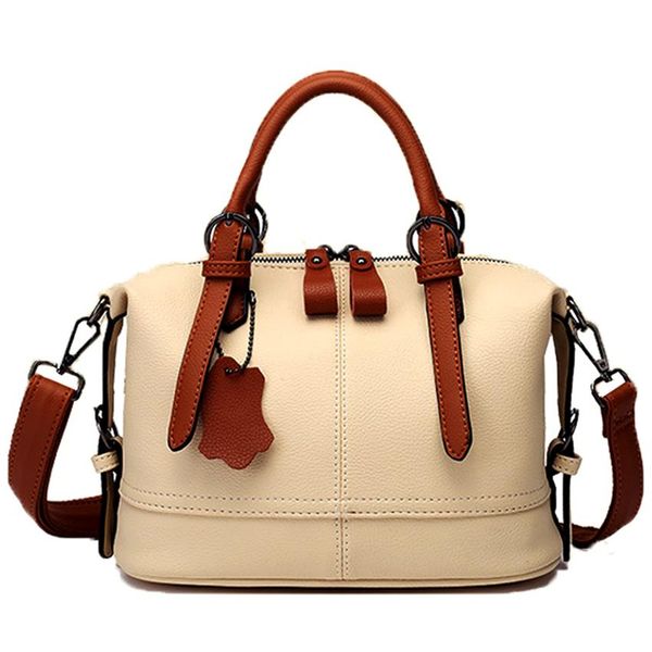 

natural cowhide women handbag genuine leather bags ladies big shoulder handbags fashion women messenger bags casual tote sac250c