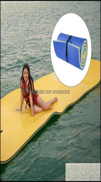 

swimming sports outdoors beach pool float mat water floating foam pad river lake mattress bed summer game toy aessories drop del7287539