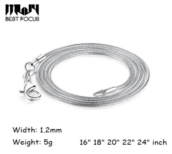 

promotion wholesale 925 silver necklace fashion chain necklace simple jewelry 1.2 mm necklaces 16 18 20 22 24 inches 120pcs/lot7170822