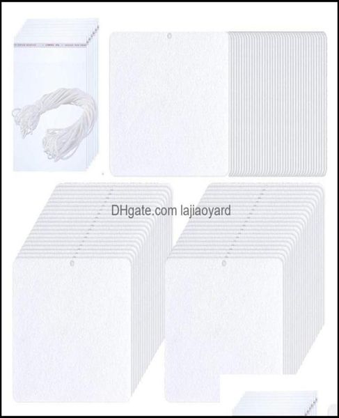 

keychains fashion accessories 100 pieces sublimation air freshener blanks diy scented sheets blank car pressed felt for heat press2000467, Silver