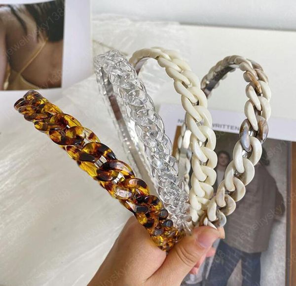 

fashion women headband acrylic plastic braid hairband fresh leopard headwear girls hair accessories9655224, Silver