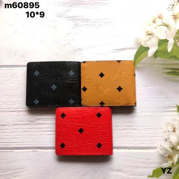 

wallet paris plaid style designer mens wallet women wallet highend animal wallets card holder coin purse with bo4535235, Red;black