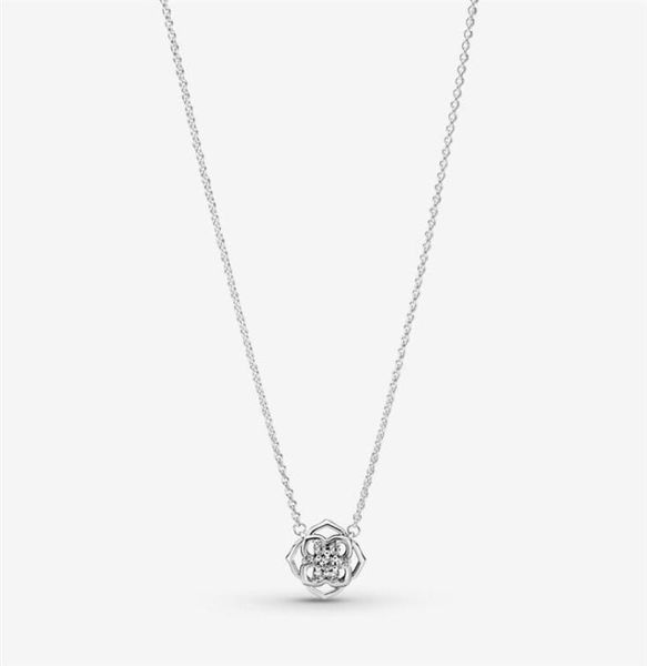 

100 925 sterling silver rose petals collier necklace fashion wedding engagement jewelry making for women gifts280z3886834