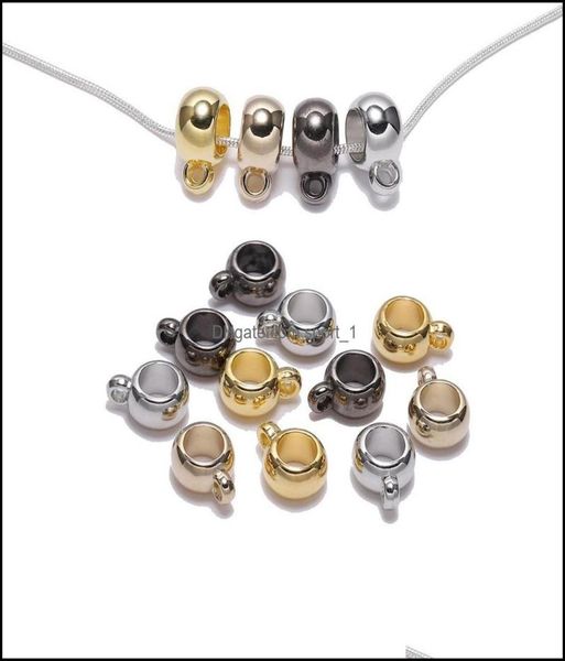 

findings components jewelry50pcslot pendant clip clasps bail hooks b big hole bead spacer loose beads connector for jewelry mak7066710