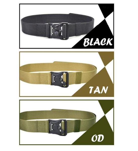 

adjustable fashion heavy duty belt nylon waist belts with magnetic quickrelease buckle294m1153350, Black;gray