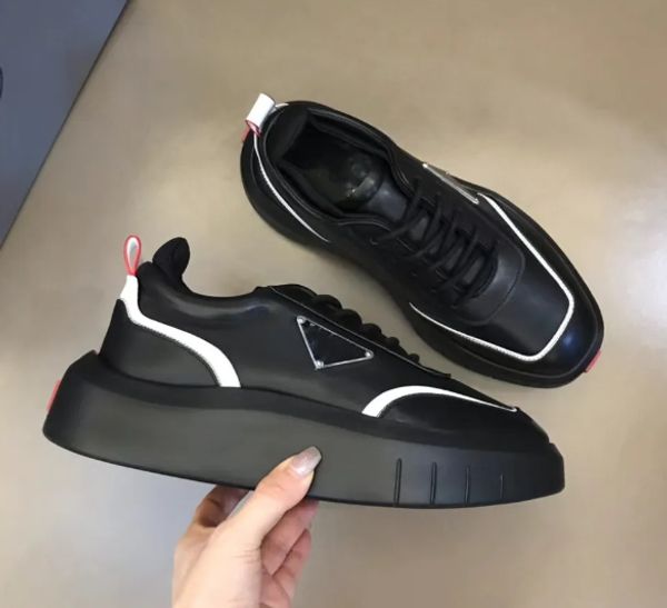 

luxury white black brushed leather sneakers shoes footwear comfortable thick bottom casual walking
