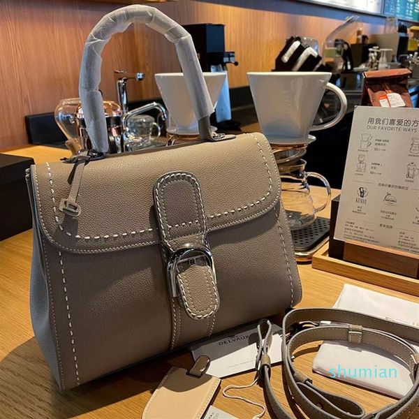 

luxury belgiu delvaux cowhide leather handbags women's fashion bags 2022248b