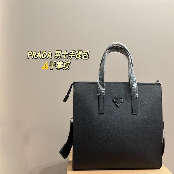 

fashion matching men's briefcase handbag low-key textured palm pattern211u