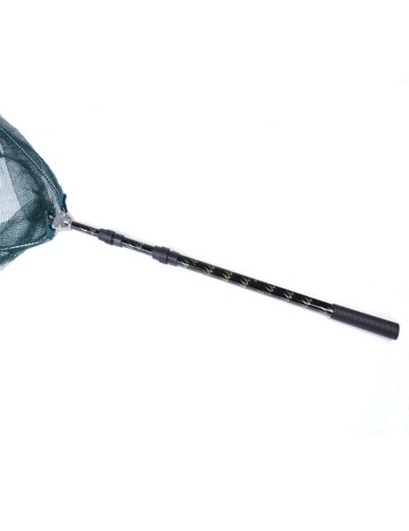 

new fishing net aluminum alloy 185cm telescoping foldable landing net retractable pole folding landing net fishing tackle2937573