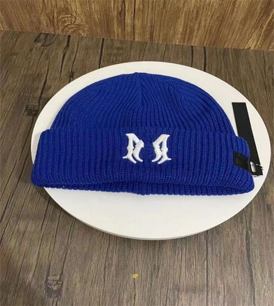 

2022 fashion highquality beanie knitted hat classical sports skull caps for women and men autume winter hats ladies casual6902494, Blue;gray