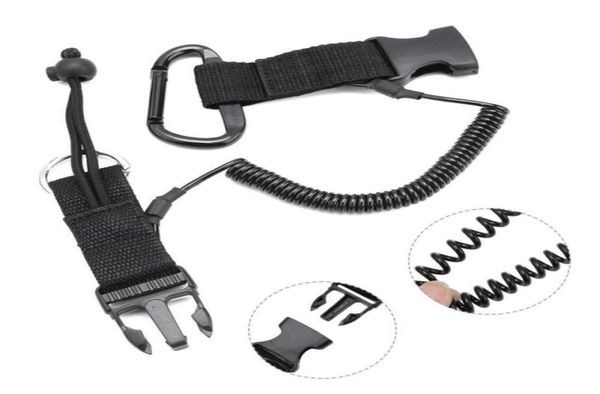 

pool accessories nylon buckle retractable waterproof lanyard elastic durable coil scuba diving camera quick release buckled dive2942870