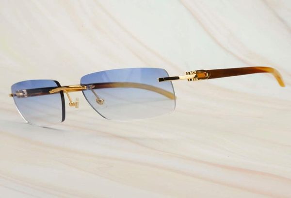 

retro oversized square sunglasses raw impression buffalo horn sunglasses for men carter mens sun glasses brand designer shades4423398, White;black