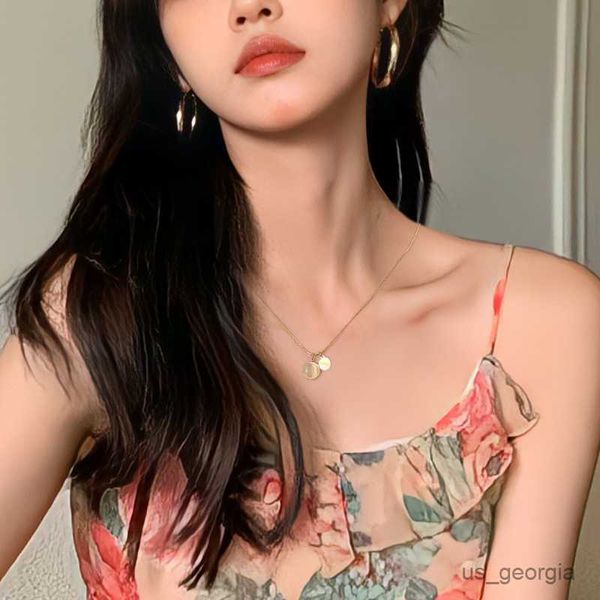 

pendant necklaces luxury golden plated oval shape white eye opal stone pendant statement necklaces fashion party jewelry r230908, Silver