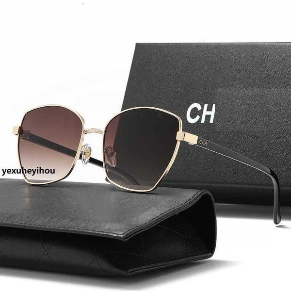 

cc luxury sunglasses designer sunglasses for women and men sunglasses polygon sunglasses ch brand outdoor fashion sunglasses with box, White;black