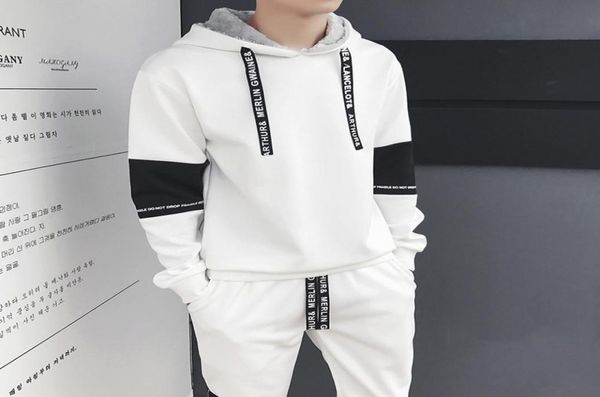 

warm winter outdoor men fitness sport clothing autumn fleece sport suit hoodies sweatpants sets suit man running suits long slee4779940, Black;blue